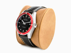 Delma Diver Cayman Quartz Uhr, Schwarz, 42 mm, 20 atm, 41601.708.6.036
