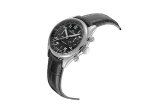 Delma Heritage Chronograph Automatik Uhr, Schwarz, 43 mm, L.E., 41601.730.6.032