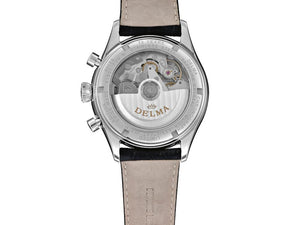 Delma Heritage Chronograph Automatik Uhr, Schwarz, 43 mm, L.E., 41601.730.6.032
