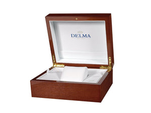 Delma Racing Montego Automatik Uhr, Weiss, 42 mm, 41601.732.6.011