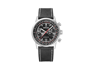 Delma Racing Pulsometer Continental Automatik Uhr, Schwarz, 41701.702.6.039