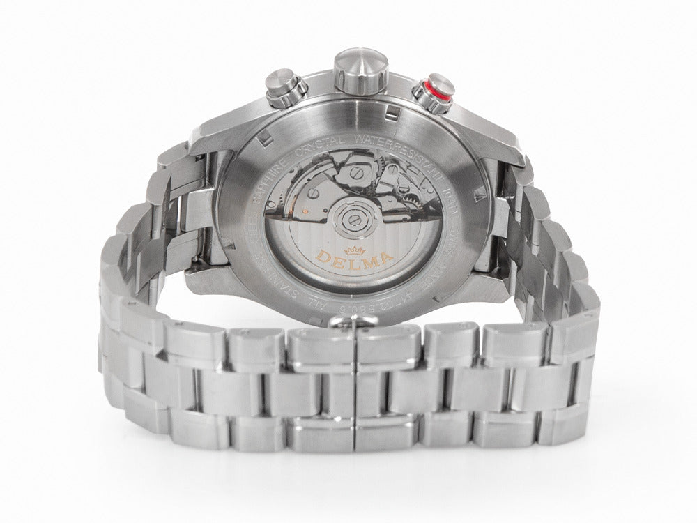 Delma Aero Commander Automatik Uhr, Grün, 45 mm, Chronograph, 41702.580.6.149