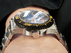 Delma Diver Blue Shark III Azores Automatik Uhr, Blau, 47mm, 54701.700.6.048
