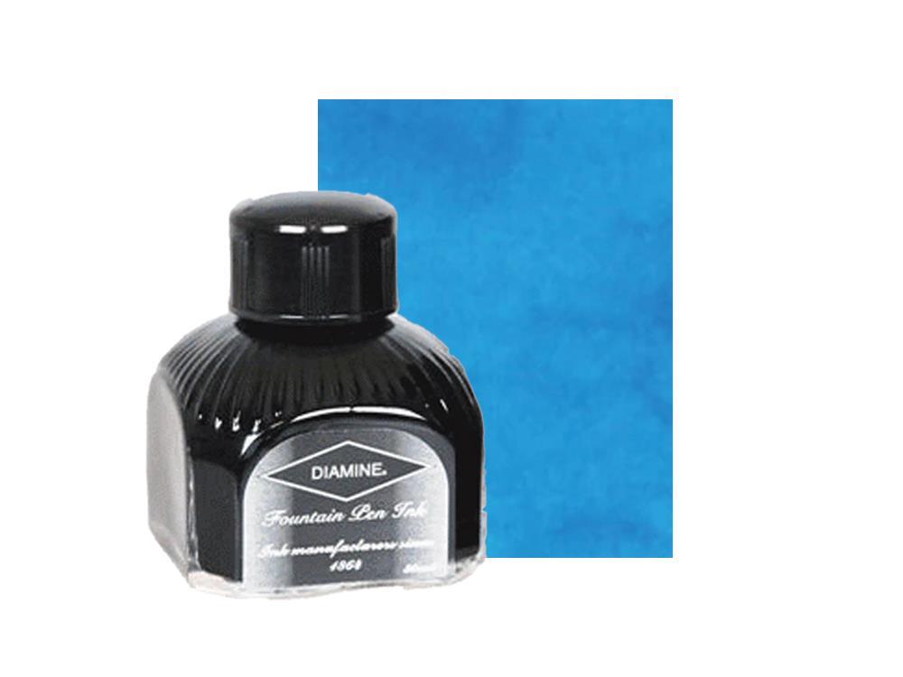Diamine Tintenfass Havasu Turquoise, 80ml, Italianische Glass Flasche