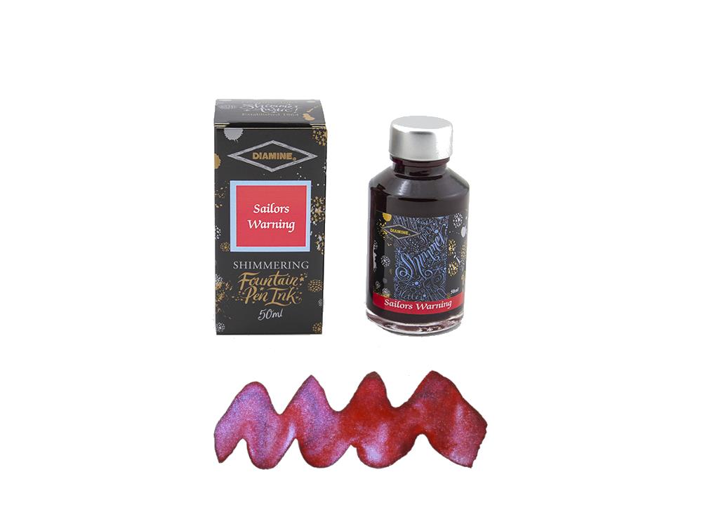 Diamine Tintenfass, 50ml, Sailor's Warning, Shimmer