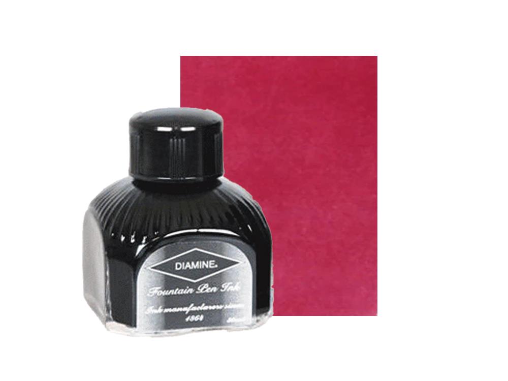 Diamine Tintenfass Amaranth, 80ml Italianische Glass Flasche