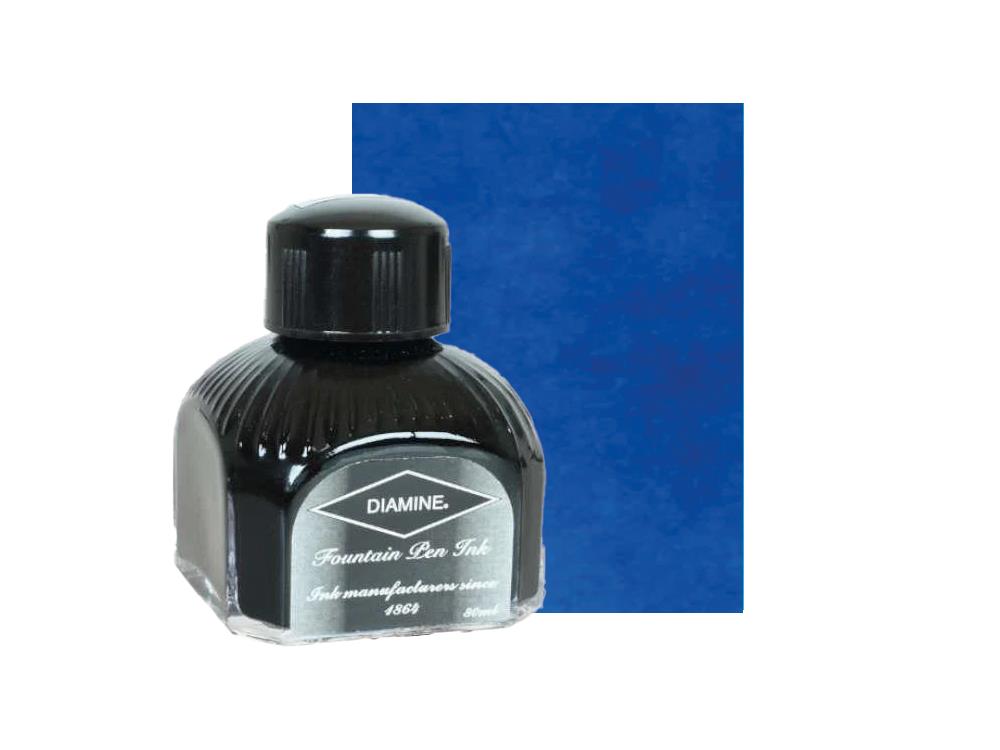Diamine Tintenfass Asa Blue, 80ml, Italianische Glass