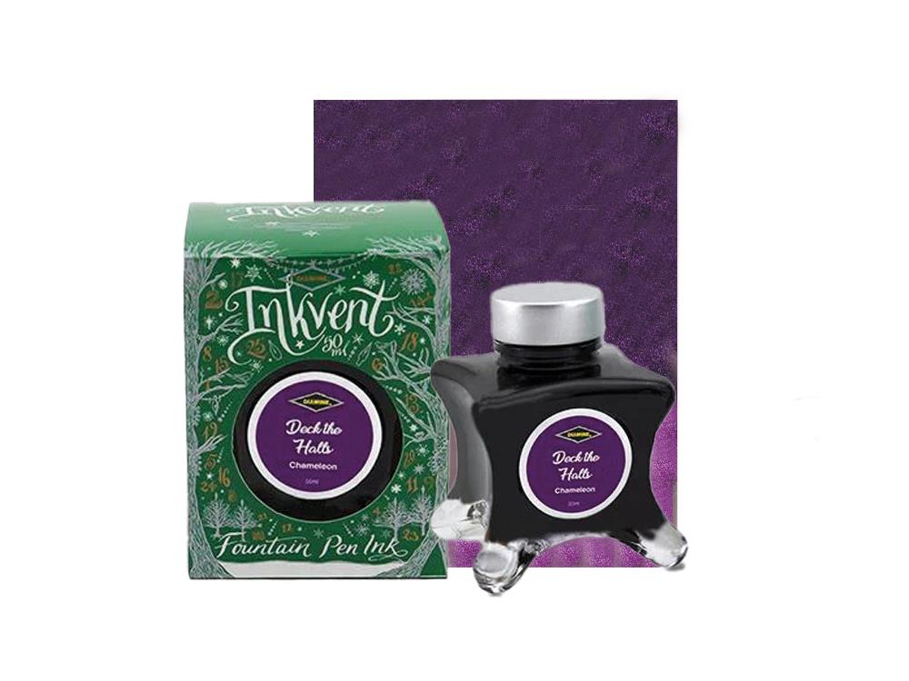 Diamine Deck the Halls Ink Vent Green Tintenfass, 50ml, Chameleon