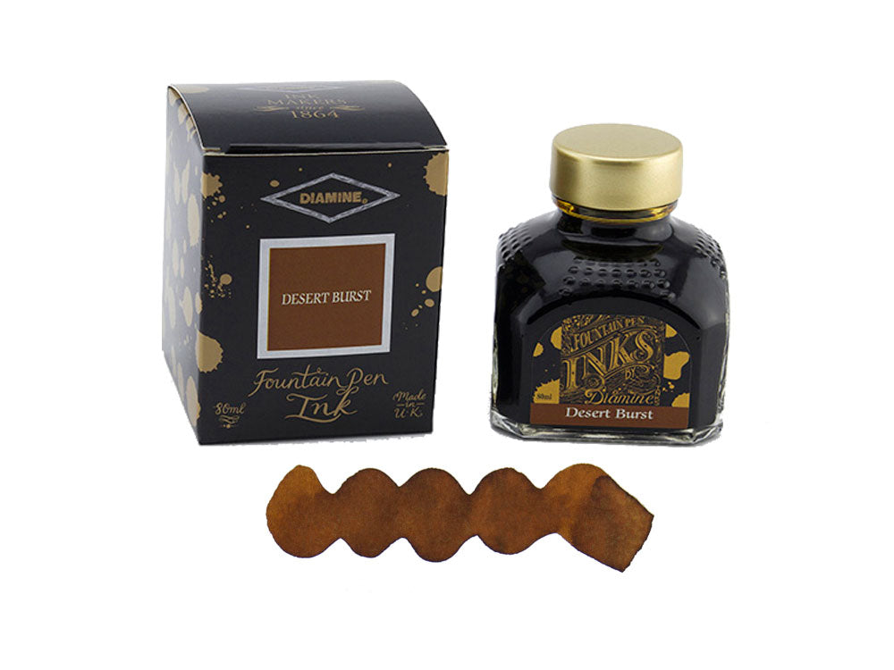 Diamine Desert Burst Tintenfass, 80ml., Glass