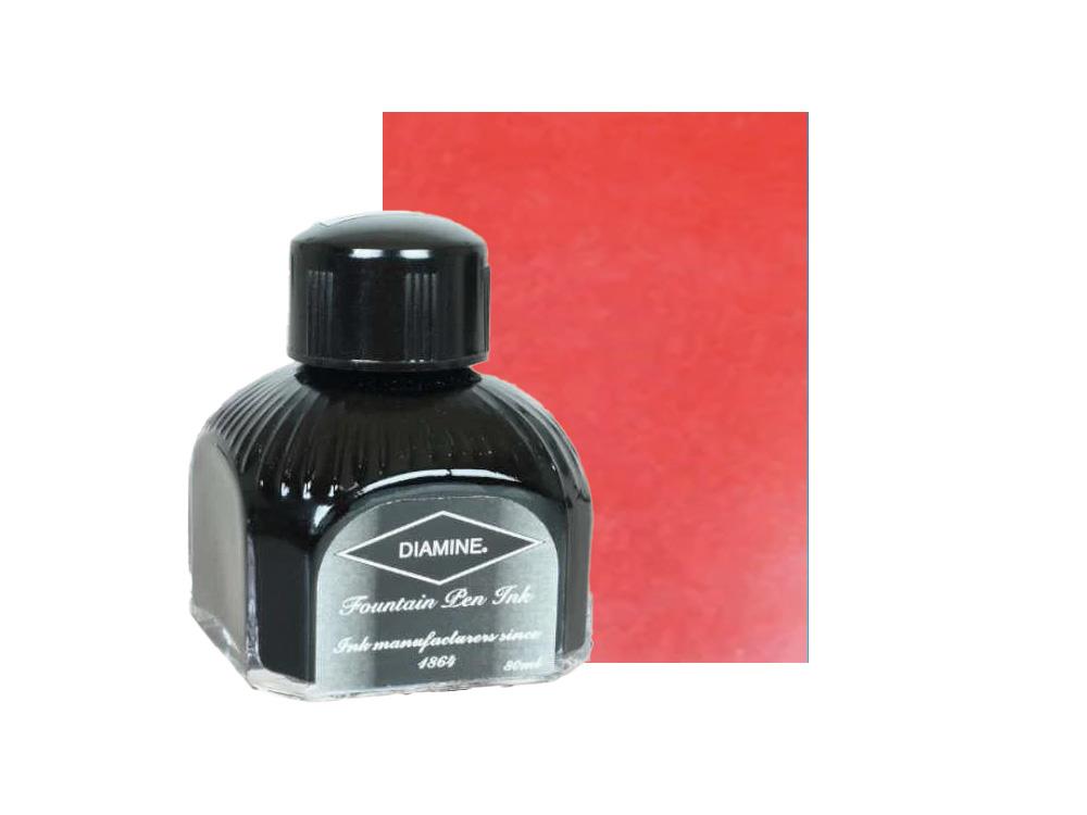 Diamine TintenfassFlamingo Pink, 80ml. Italianische Glass