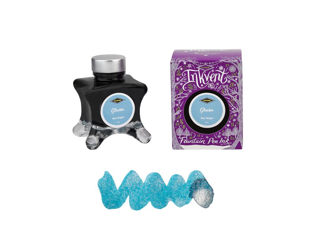 Diamine Tintenfass, Glacier Ink Vent Purple, 50ml, Start Bright, Blau