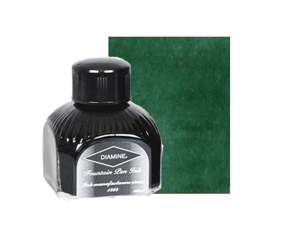 Diamine Tintenfass, 80ml., Umber, Italianische Glass Flasche