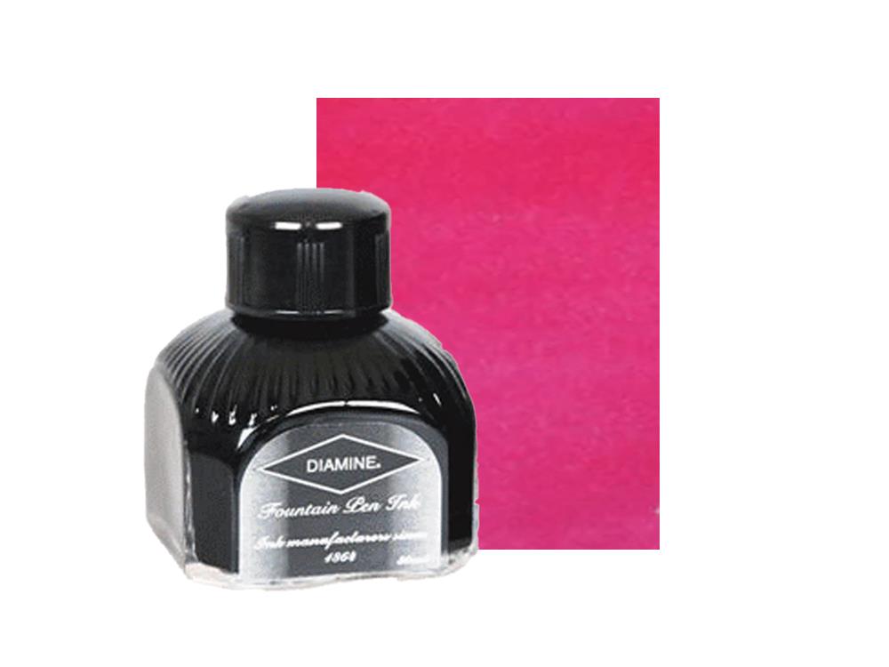 Diamine Tintenfass Hope Pink, 80ml, Italianische Glass Flasche