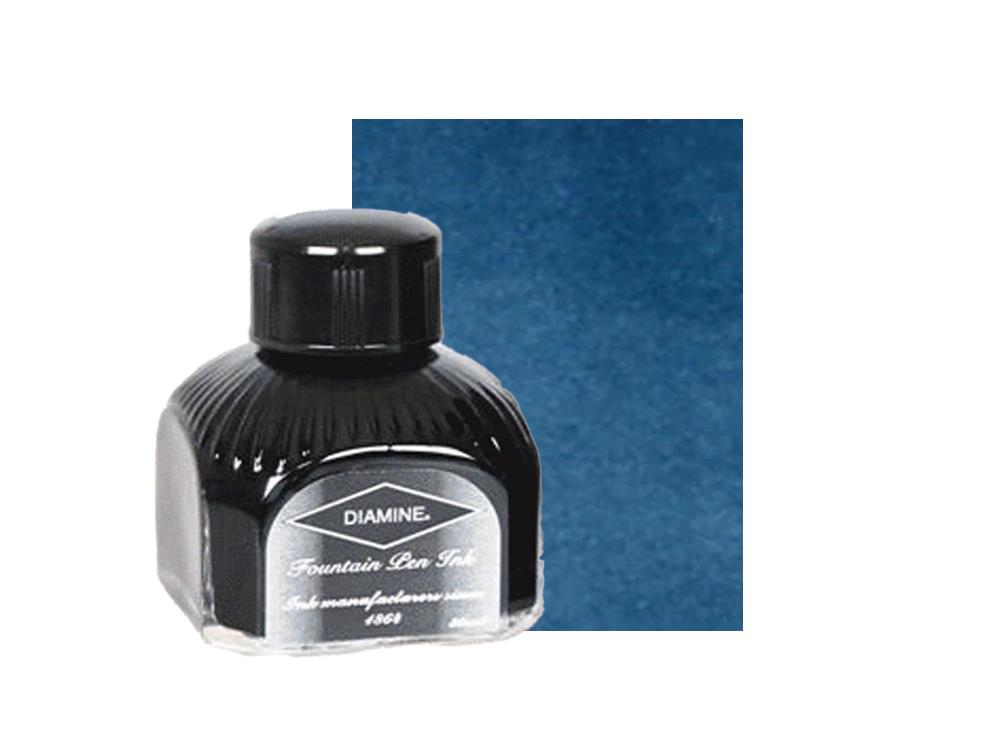 Diamine Tintenfass Indigo, 80ml.Italianische Glass Flasche
