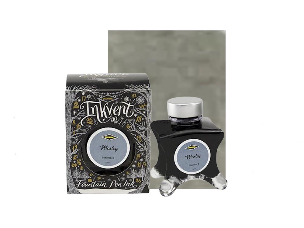 Diamine Ink Vent Black Standard Marley Tintenfass, 50ml, Grau