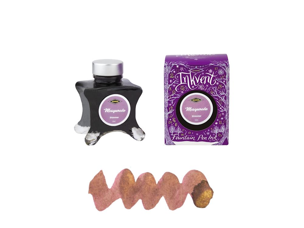 Diamine Tintenfass Masquerade Ink Vent Purple, 50ml, Shimmer, Rosa