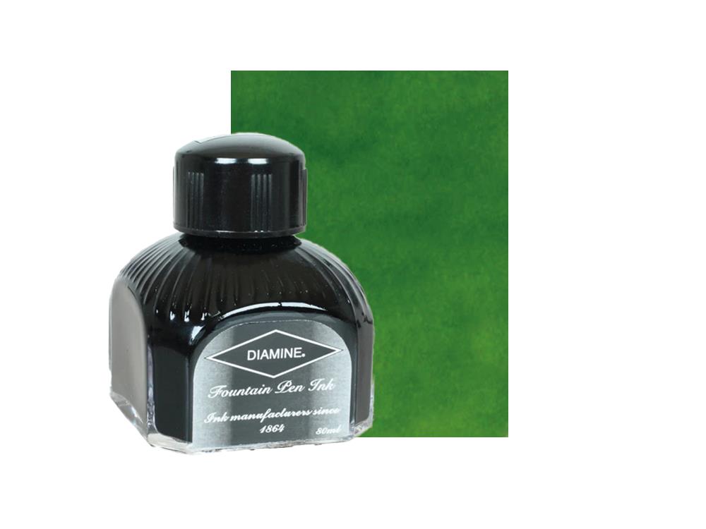 Diamine Tintenfass Meadow, 80ml., Italianische Glass Flasche