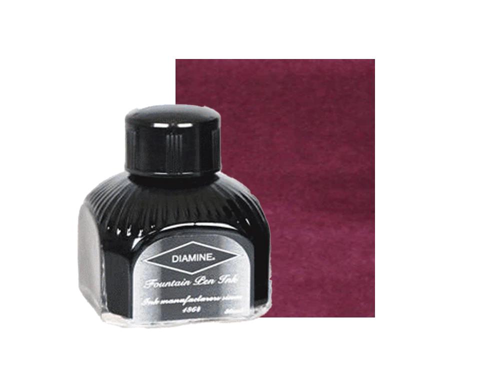 Diamine Tintenfass Merlot, 80ml, Italianische Glass Flasche