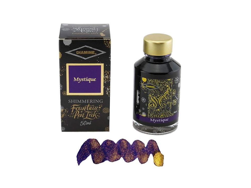 Diamine Shimmering Mystique Tintenfass, 50ml., Glass