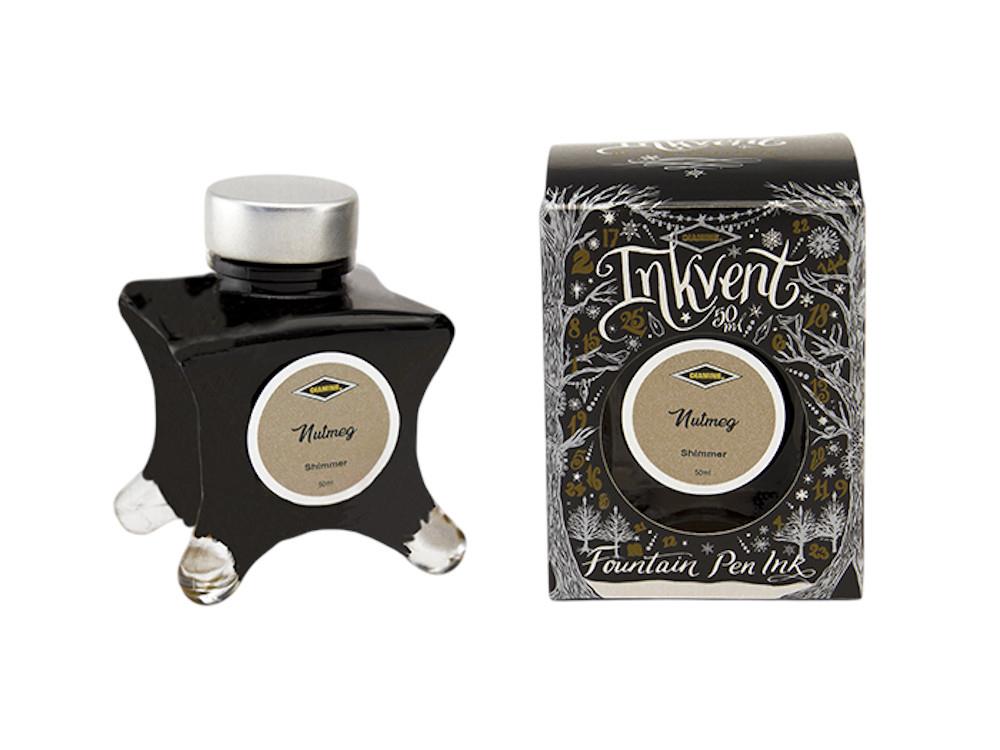 Diamine Ink Vent Black Shimmer Nutmeg Tintenfass, 50ml, Sepia