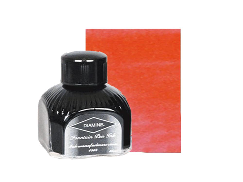 Diamine Tintenfass Pink, 80ml.,  Italianische Glass