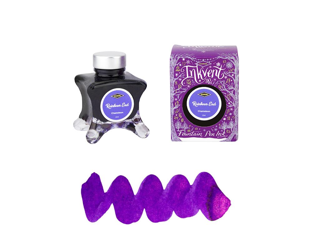 Diamine Tintenfass Rainbows End Ink Vent Purple, 50ml, Chamaleon, Lila