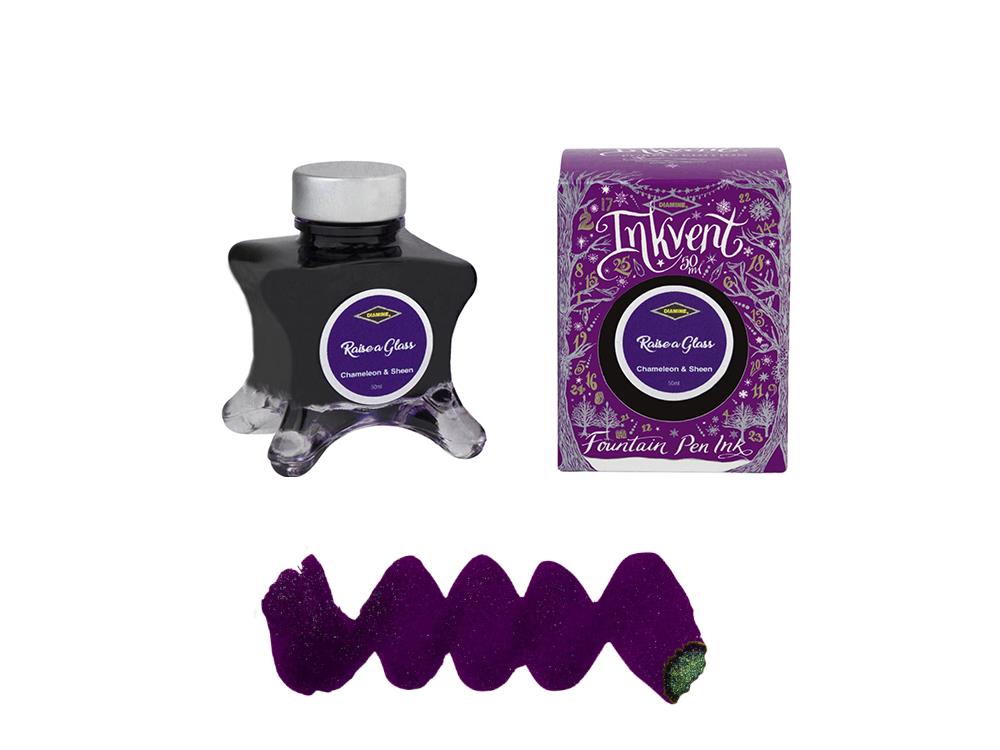 Diamine Tintenfass Raise a Glass Ink Vent Purple, 50ml, Chamaleon
