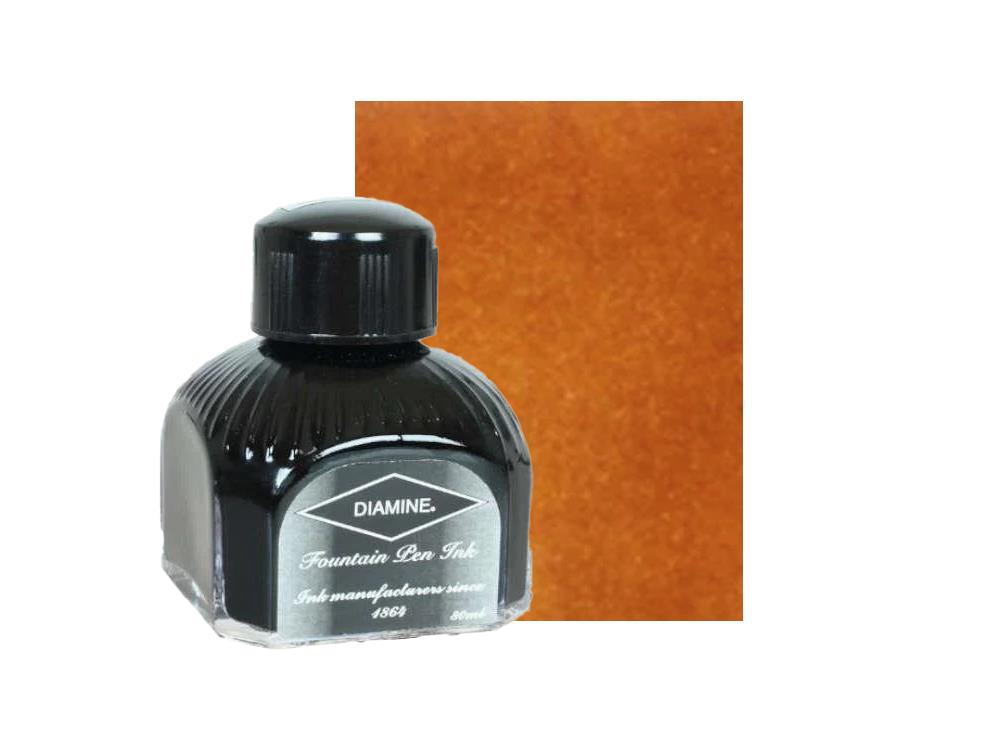 Diamine Tintenfass Sepia, 80ml, Italianische Glass