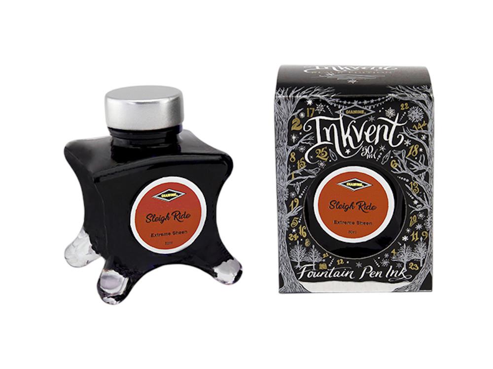 Diamine Ink Vent Black Extreme Sheen Sleigh Ride Tintenfass, 50ml, Braun
