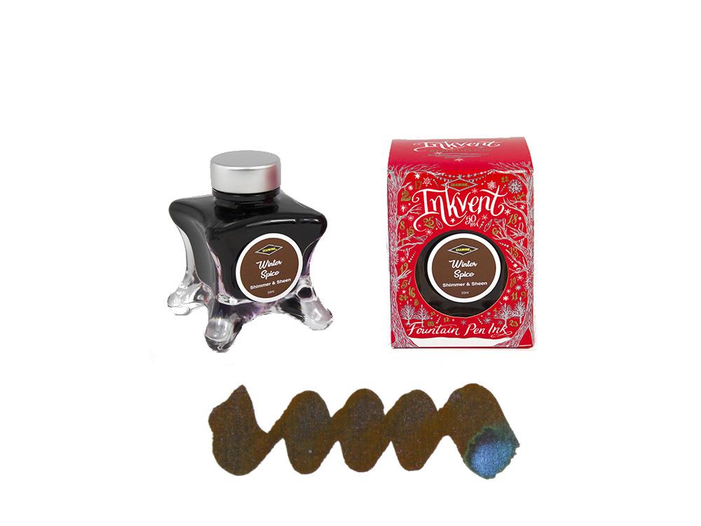 Diamine Winter Spice Ink Vent Red Tintenfass, 50ml, Braun, Glass