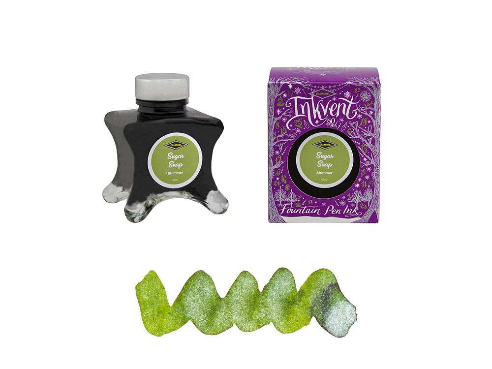 Diamine Tintenfass Sugar Snap Ink Vent Purple, 50ml, Shimmer, Grün