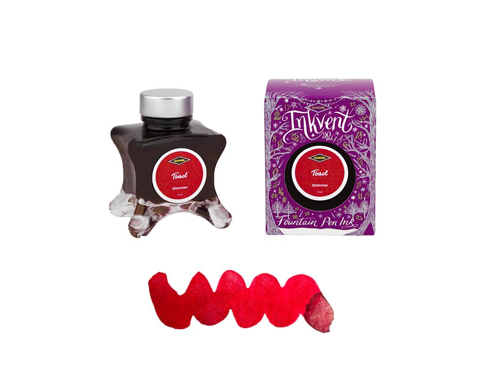 Diamine Tintenfass Tinsel Ink Vent Purple, 50ml, Shimmer, Rouge