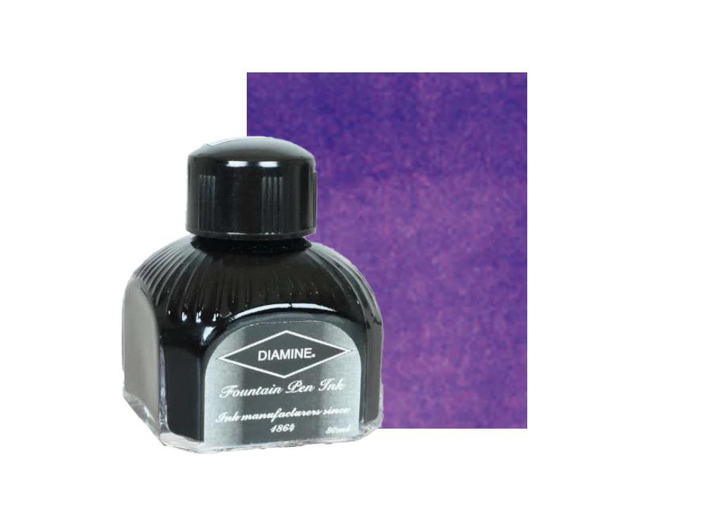Diamine Tintenfass Violet, 80ml, Italianische Glass Flasche
