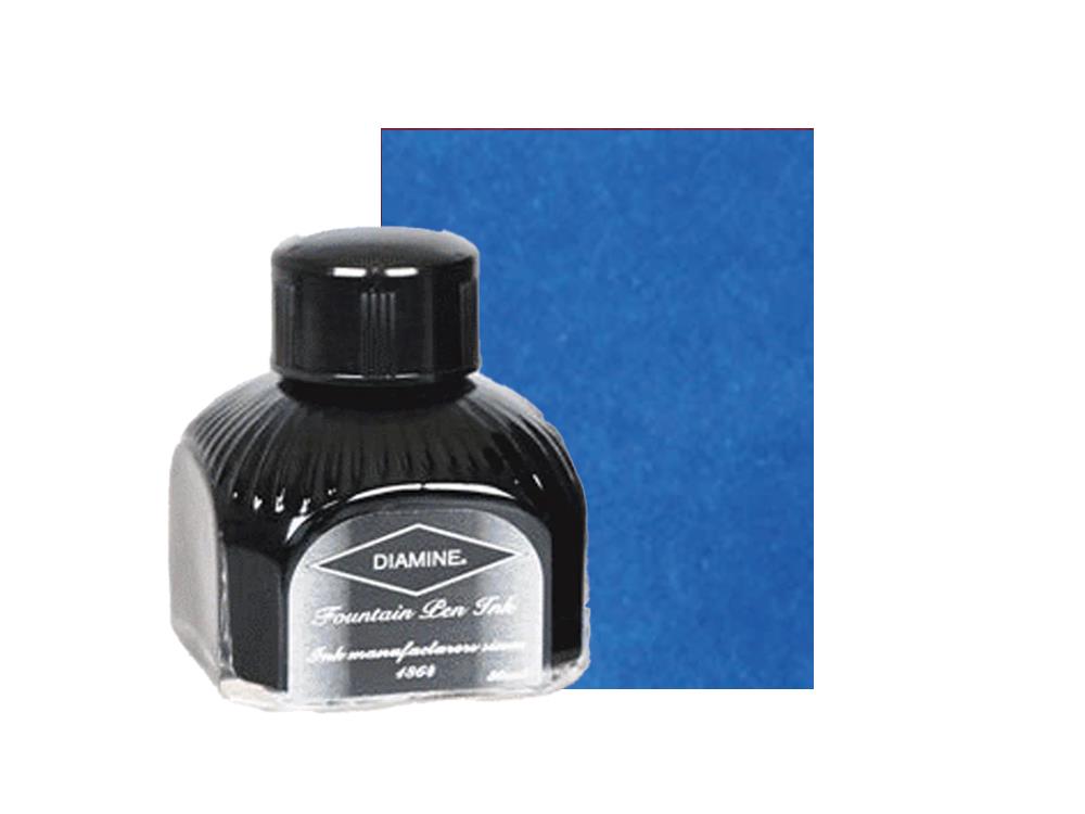 Diamine Tintenfass Washable Blue, 80ml, Italianische Glass Flasche