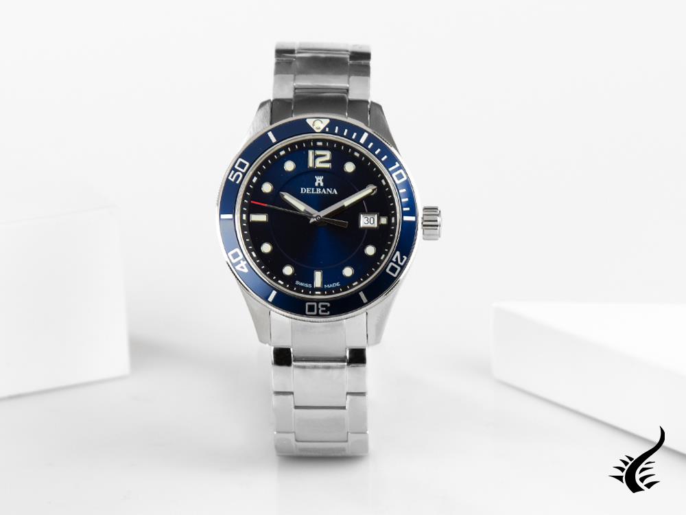 Delbana Sports Mariner Quartz Uhr, Blau, 42 mm, 41701.716.6.044