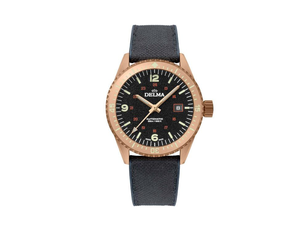 Delma Cayman Bronze Automatik Uhr, 42 mm, Limitierte Edition, 31601.726.6.034