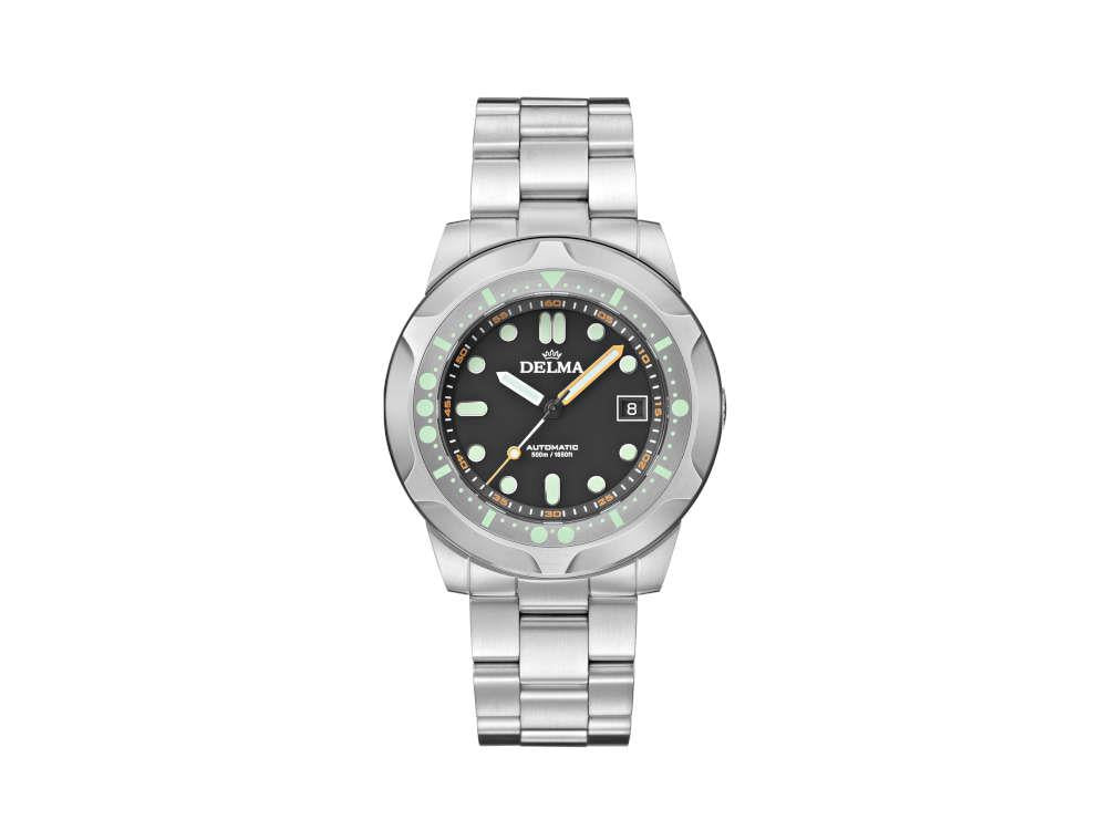 Delma Diver Quattro Automatik Uhr, Schwarz, Limitierte Edition, 41701.744.6.031