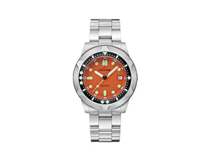 Delma Diver Quattro Automatik Uhr, Orange, Limitierte Edition, 41701.744.6.158