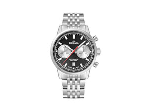 Delma Racing Continental Automatik Uhr, Schwarz, 42 mm, 41701.702.6.031