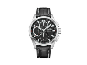 Delma Racing Klondike Chronotec Automatik Uhr, Schwarz, 44 mm, 41601.660.6.031