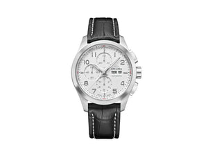 Delma Racing Klondike Classic Automatik Uhr, Weiss, 44 mm, 41601.660.6.012