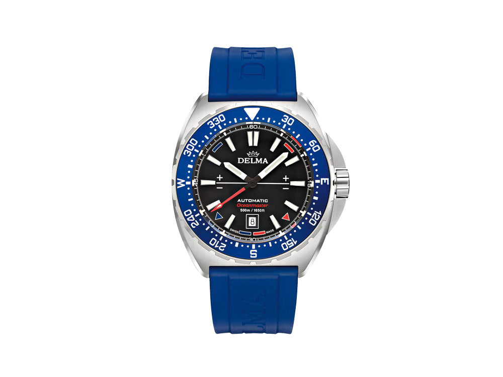 Delma Racing Oceanmaster Automatik Uhr, Schwarz, 44 mm, 41501.670.6.048