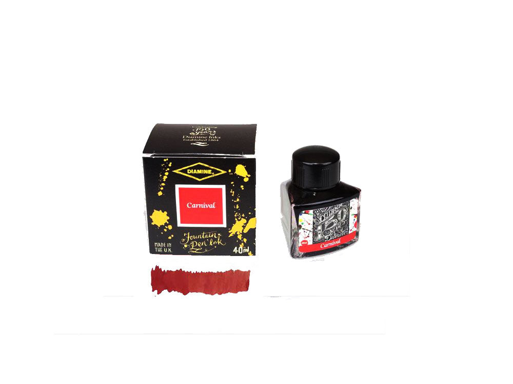 Diamine 1864 Carnival Tintenfass, 150th Anniversary, 40ml, Glass