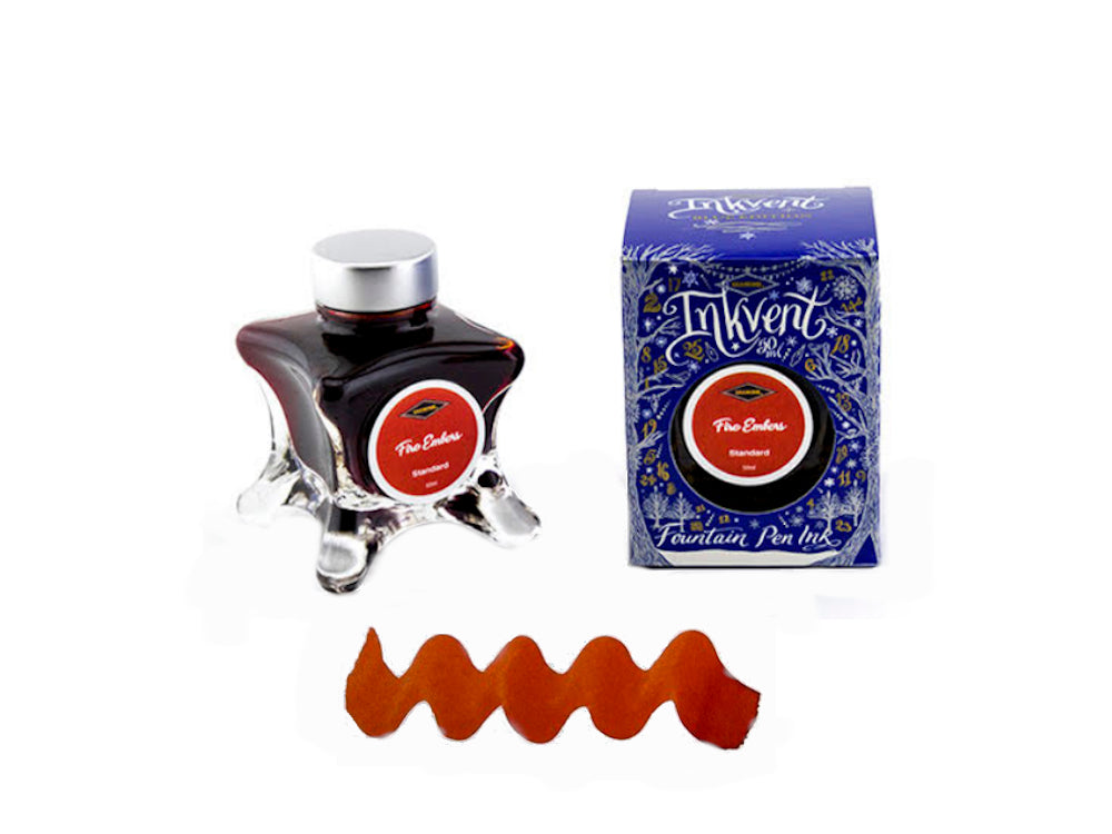 Diamine Tintenfass Fire Embers, Ink Vent Blue, 50ml, Rot