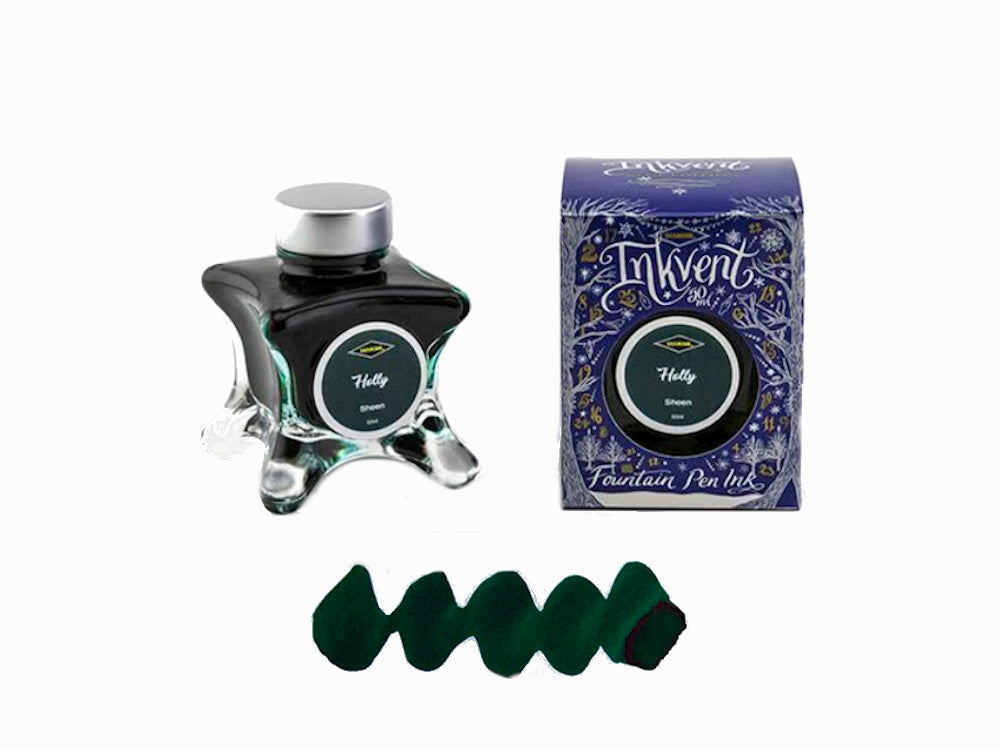 Diamine Tintenfass Holly Dark, Ink Vent Blue, 50ml, Grün