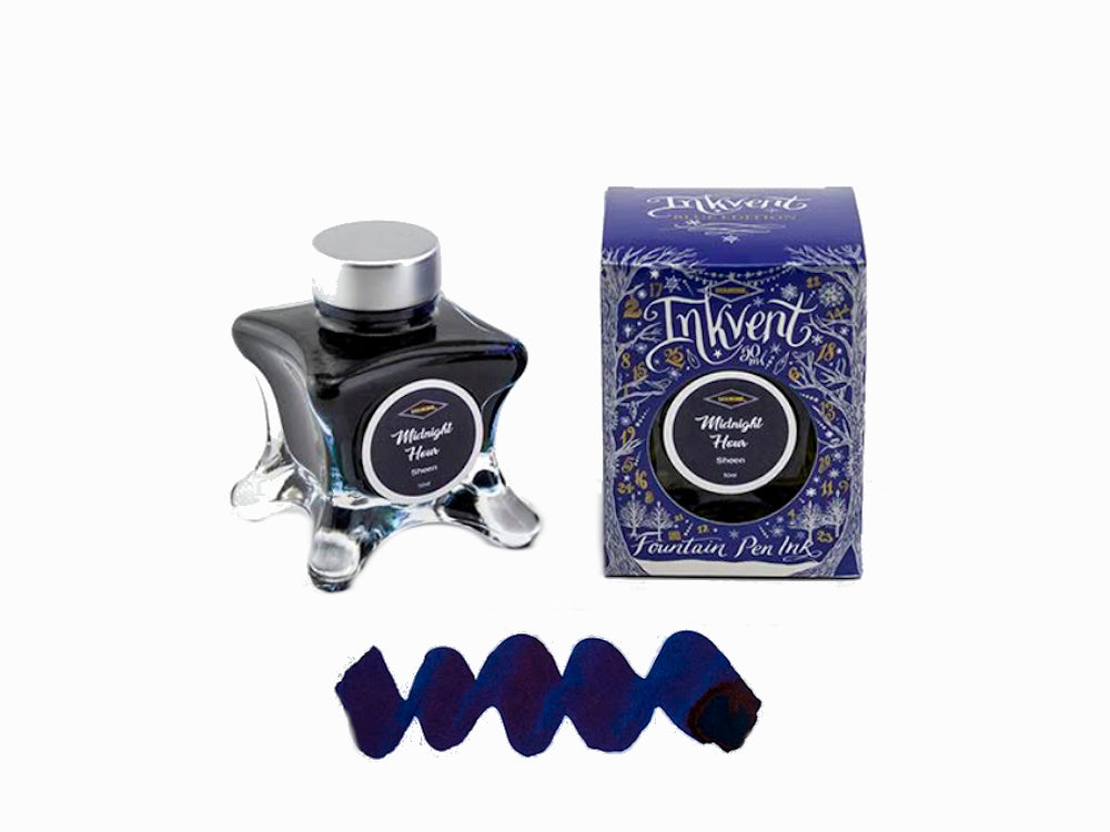 Diamine Tintenfass Midnight Hour, Ink Vent Blue, 50ml, Blau