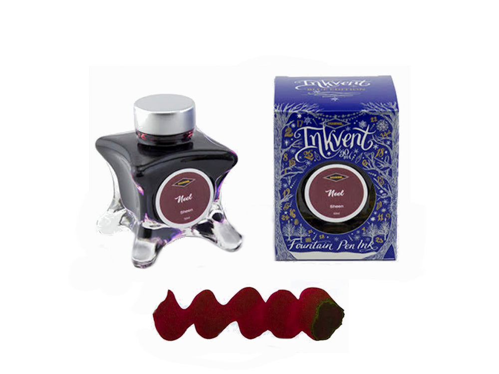 Diamine Tintenfass Noel, Ink Vent Blue, 50ml, Rot