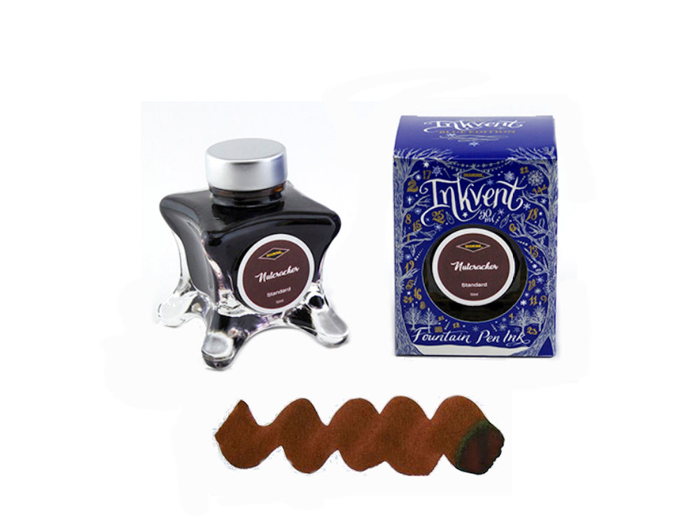 Diamine Tintenfass Nutcracker, Ink Vent Blue, 50ml, Braun