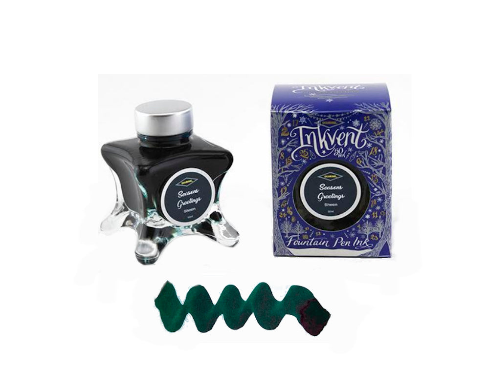 Diamine Tintenfass Seasons Greetings, Ink Vent Blue, 50ml, Grün