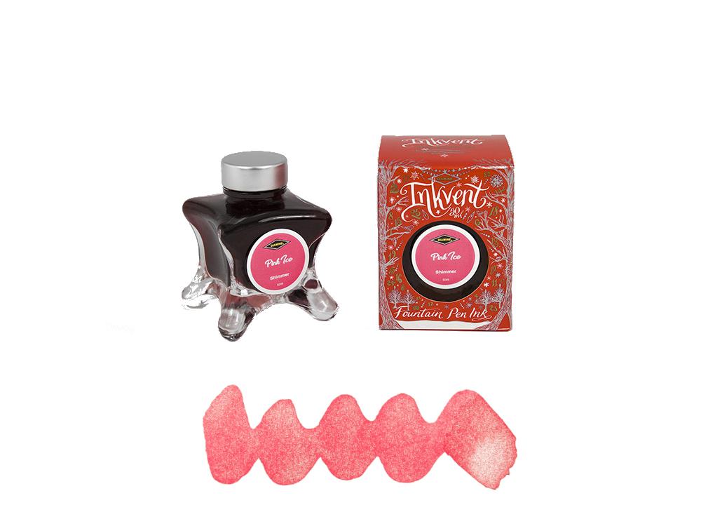 Diamine Pink Ice Ink Vent Red Tintenfass, 50ml, Rose, Glas